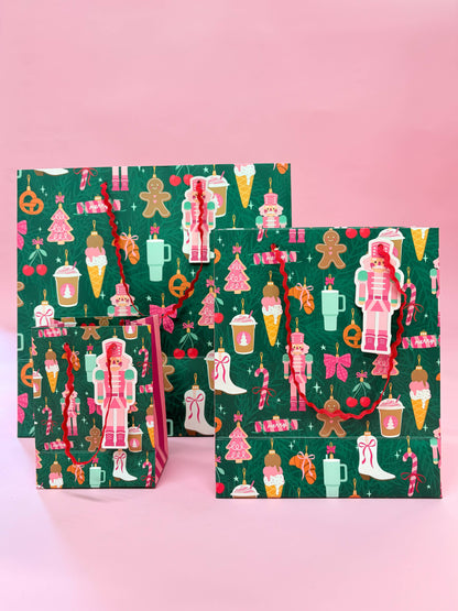 It Girl Christmas Gift Bag with Tag - 3 sizes 