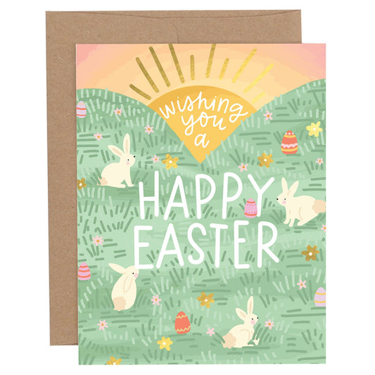 Wishing You A  Happy Easter Greeting Card