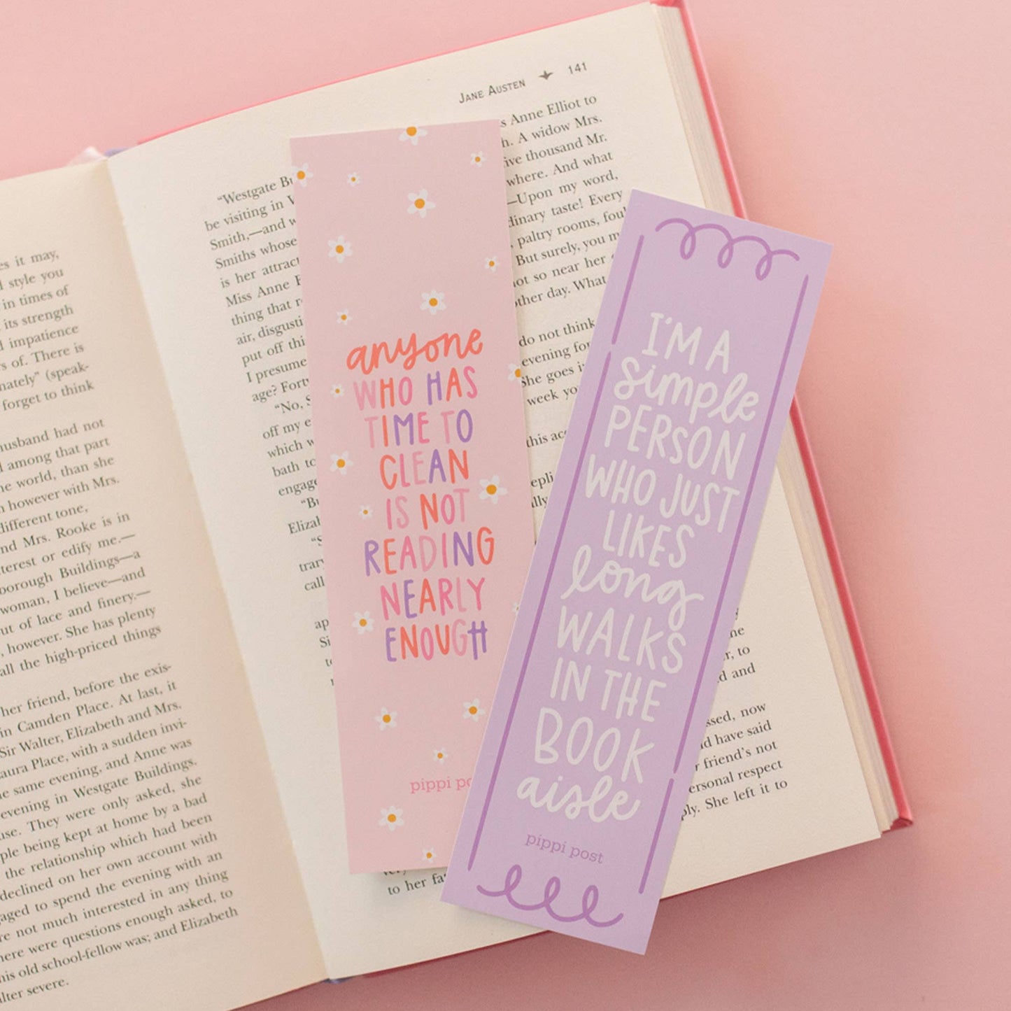 Long Walks in the Book Aisle Bookmark Set